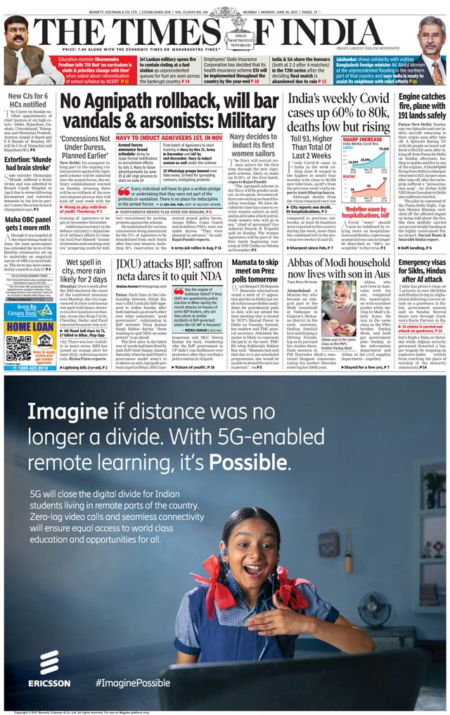 The Times of India Mumbai