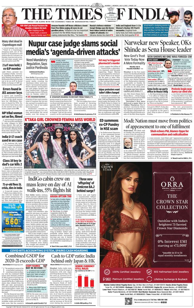 The Times of India Mumbai