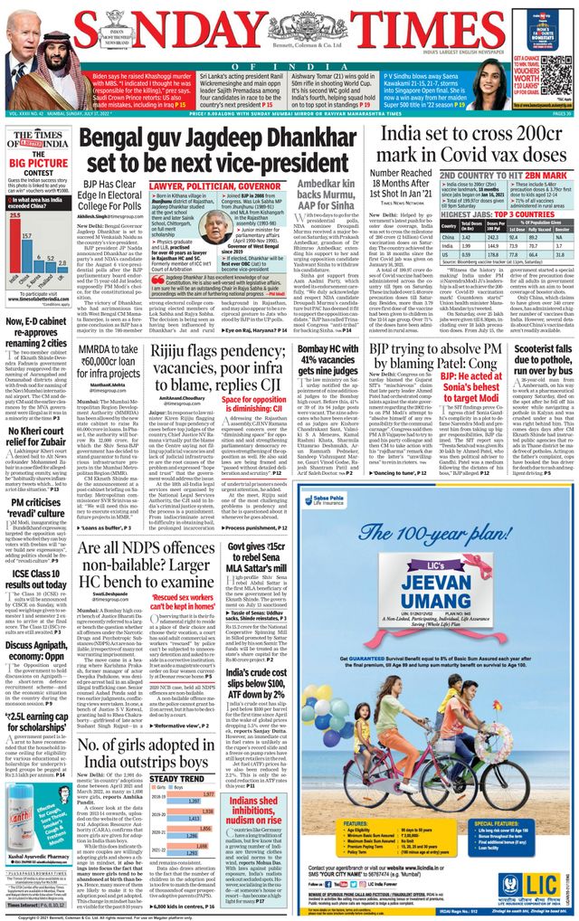 The Times of India Mumbai