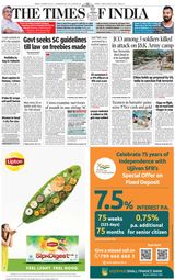 The Times of India Mumbai - August 12, 2022 August 12, 2022