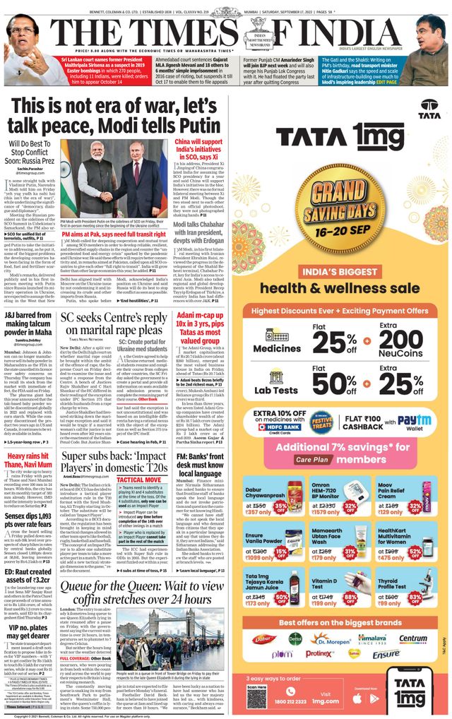 The Times of India Mumbai