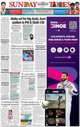 The Times of India Mumbai - October 30, 2022 October 30, 2022