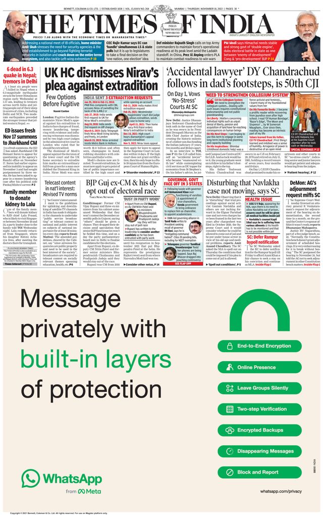 The Times of India Mumbai
