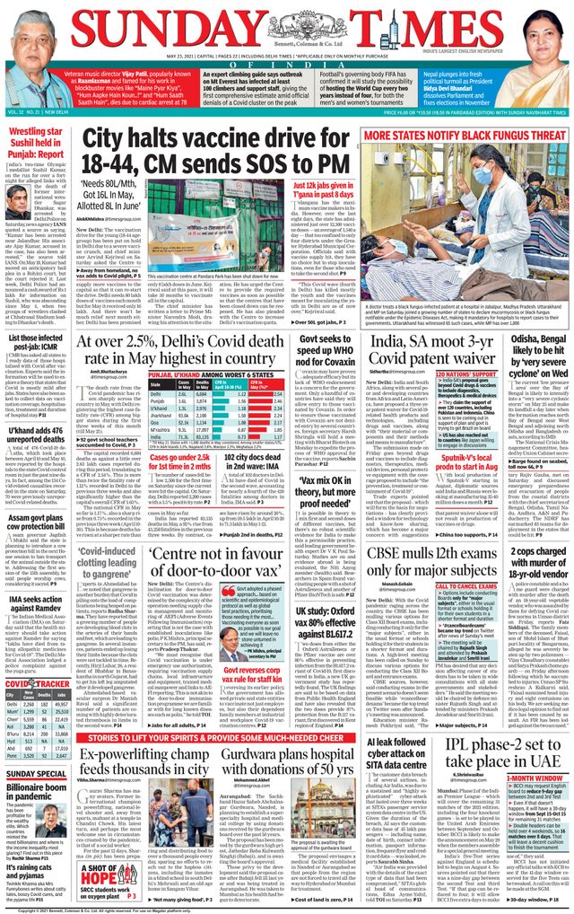 The Times of India Delhi