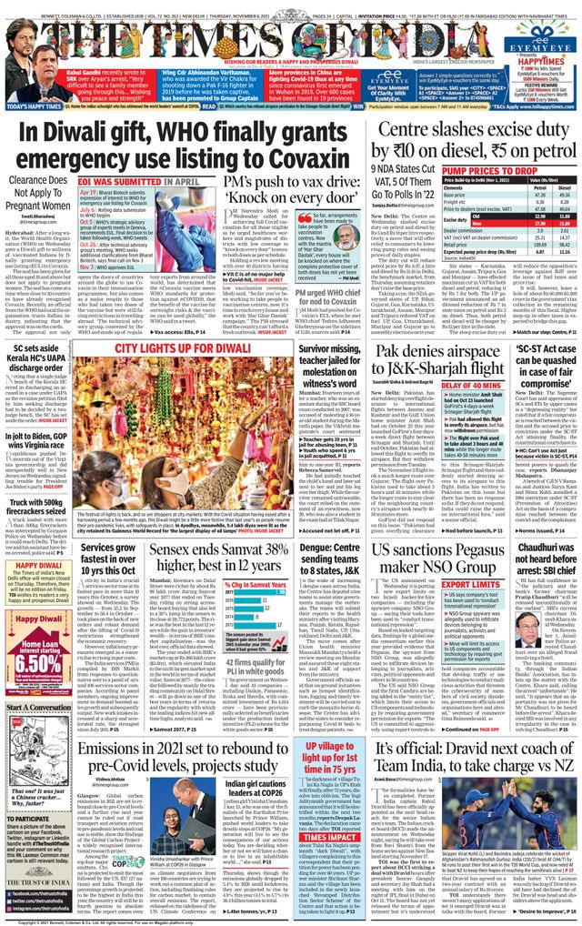The Times of India Delhi