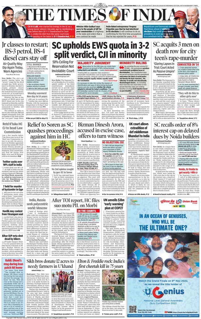 The Times of India Delhi