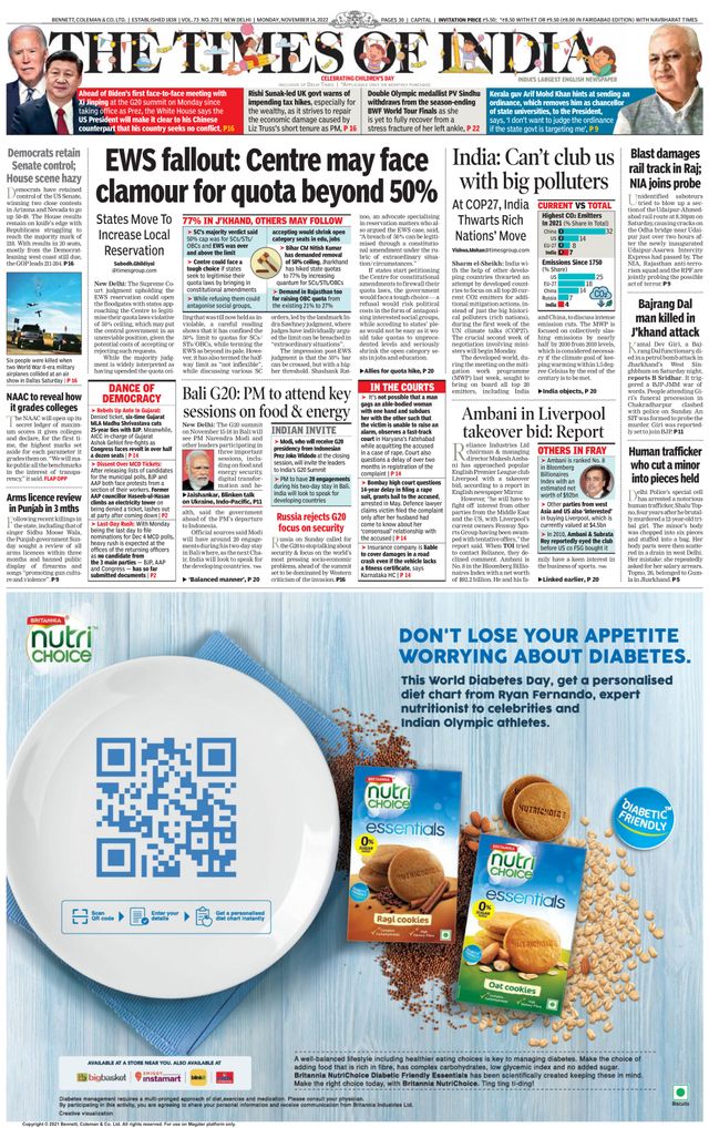 The Times of India Delhi