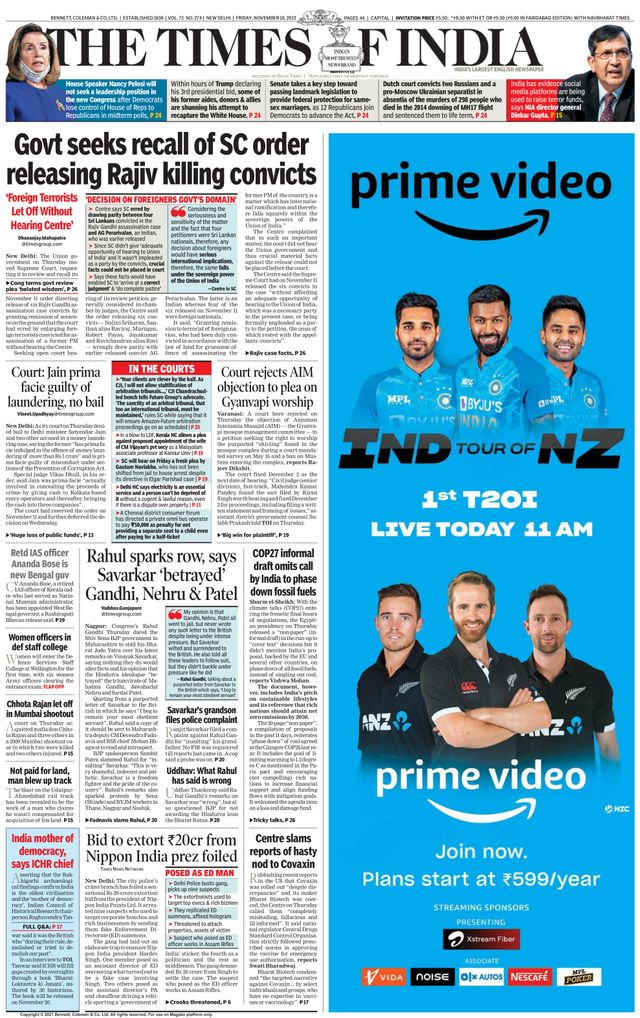 The Times of India Delhi