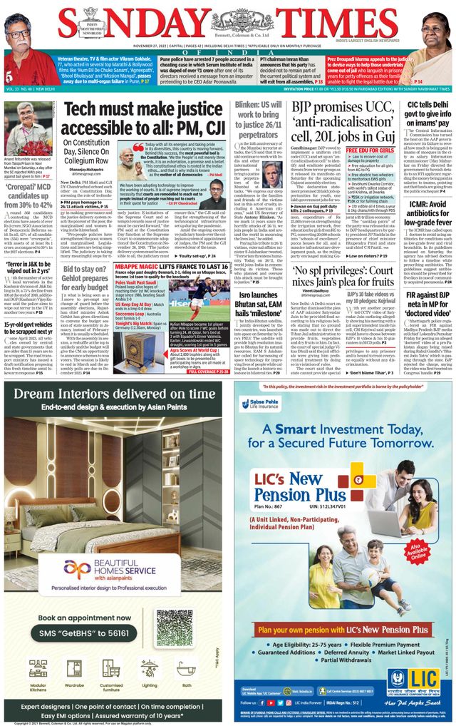 The Times of India Delhi