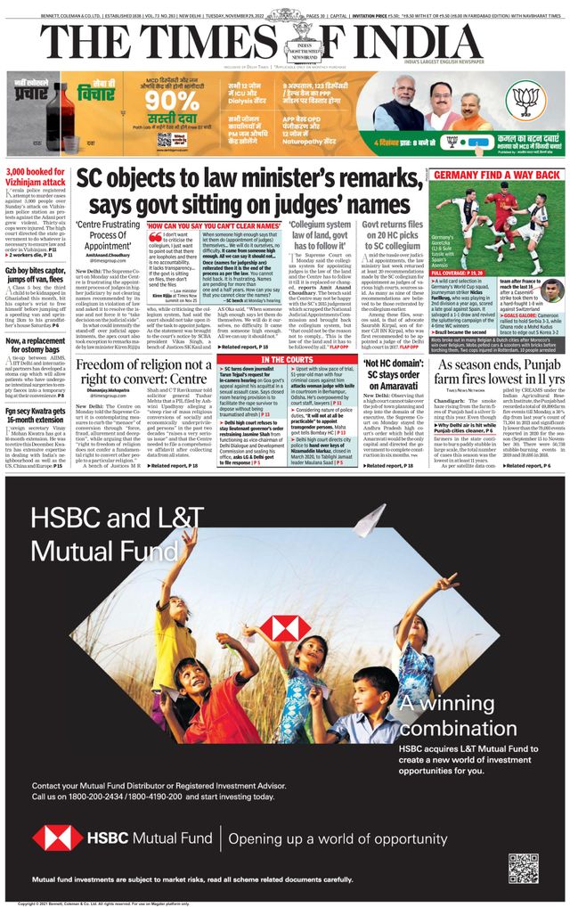 The Times of India Delhi