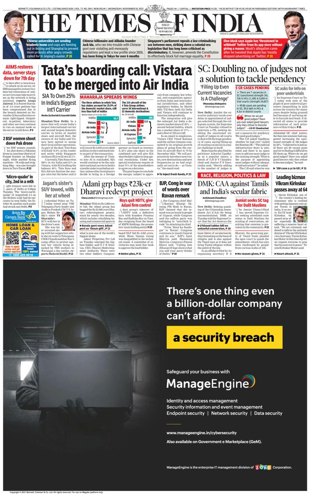 The Times of India Delhi