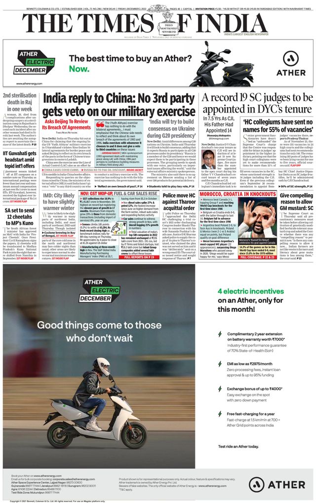 The Times of India Delhi