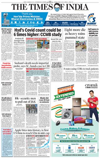 The Times of India Hyderabad