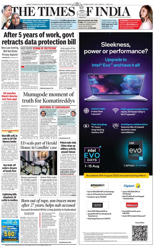 The Times of India Hyderabad