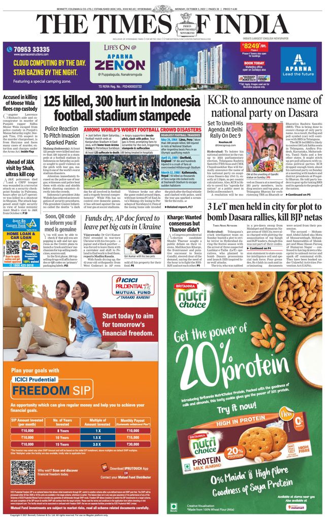 The Times of India Hyderabad