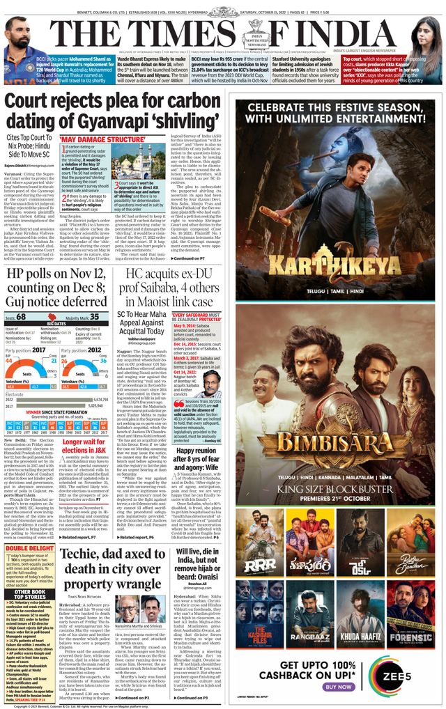 The Times of India Hyderabad