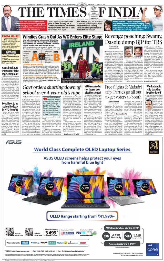 The Times of India Hyderabad
