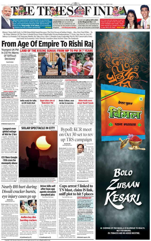 The Times of India Hyderabad