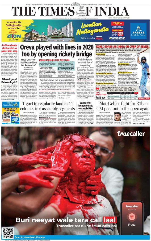 The Times of India Hyderabad