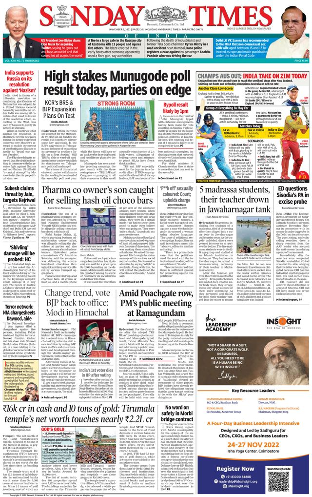 The Times of India Hyderabad