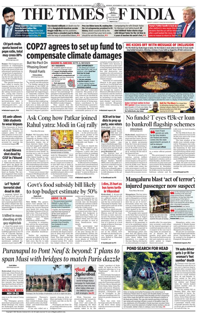 The Times of India Hyderabad