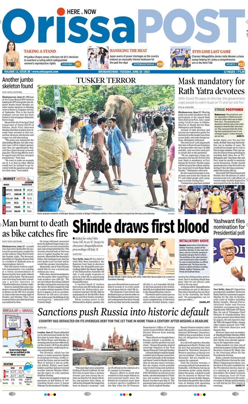 People’s Post Mitchells PlainJune 28, 2022 Newspaper