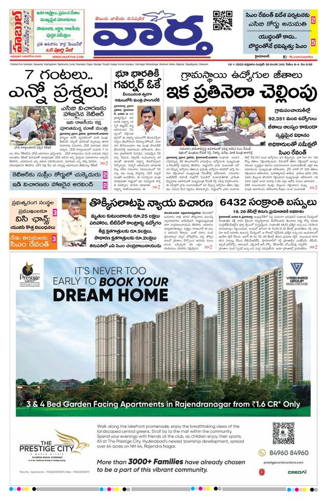 Vaartha Hyderabad