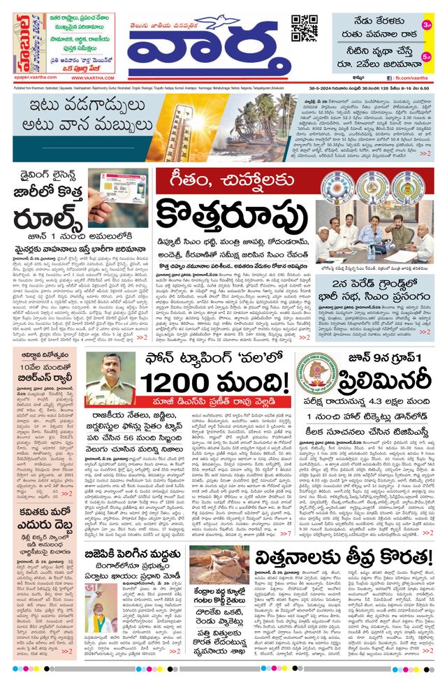 Vaartha Telangana