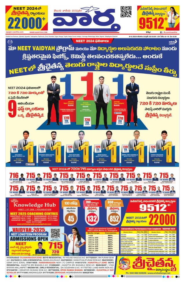 Vaartha Telangana