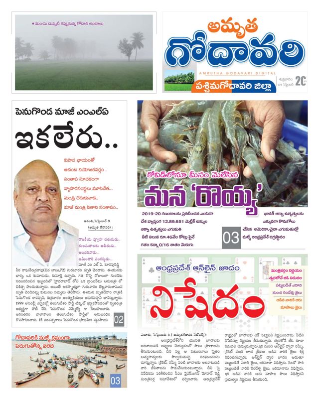 Amrutha Godavari Newspaper
