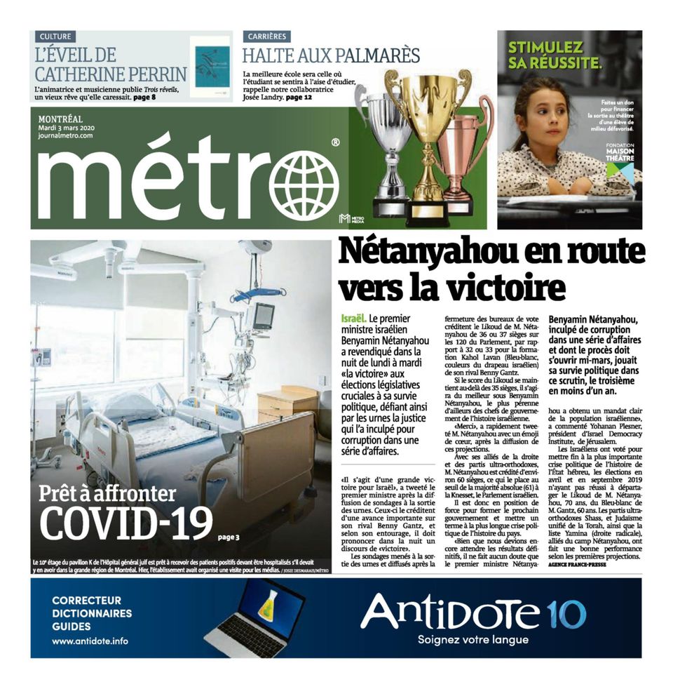 Journal Metro March 03 2020 Newspaper Get your Digital Subscription