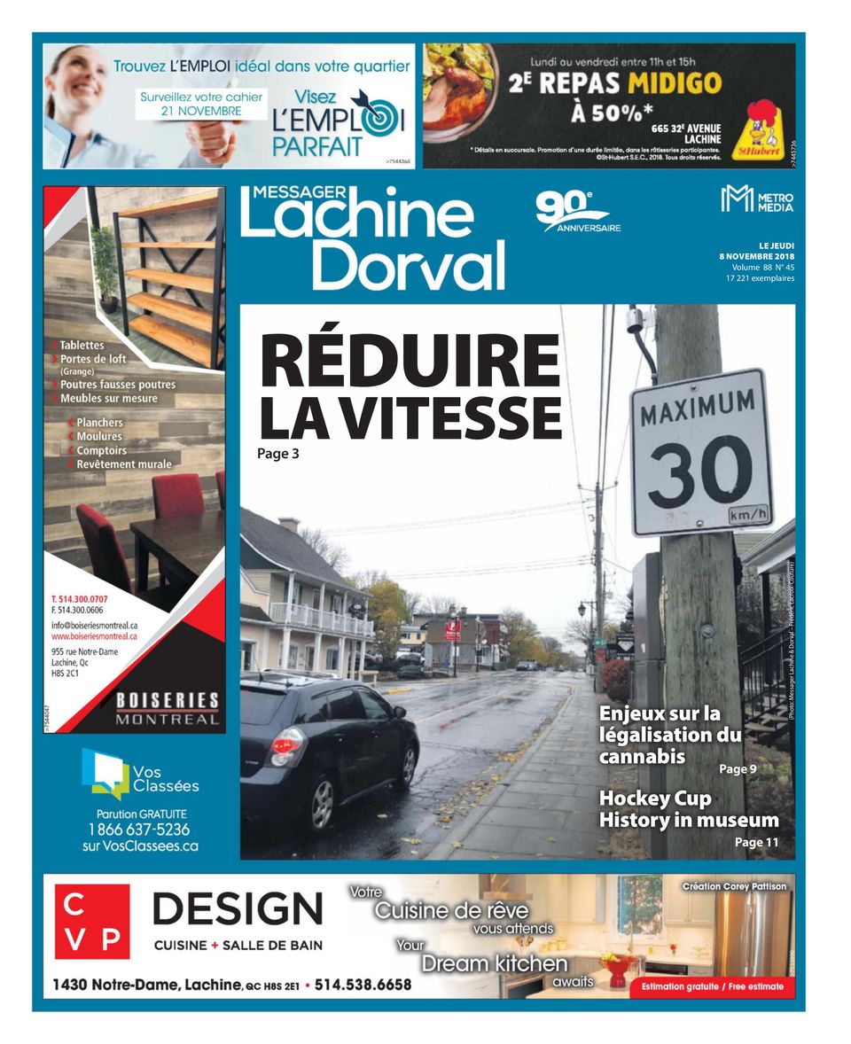Get digital access to LachineDorval November 08, 2018 issue