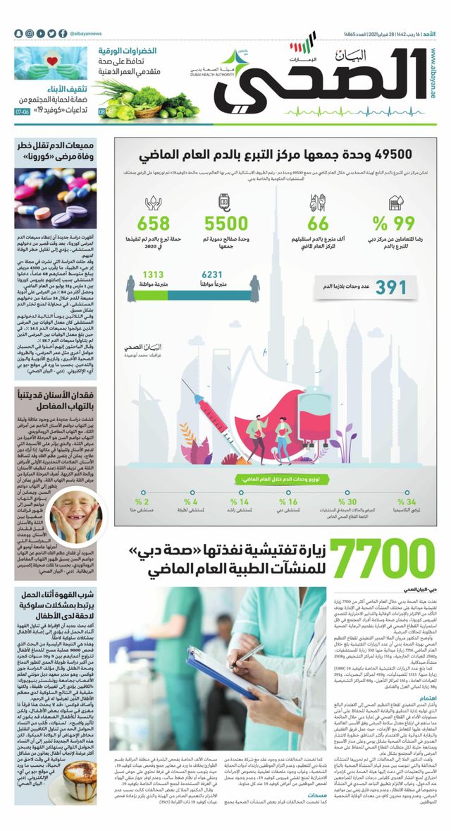 البيان الصحي