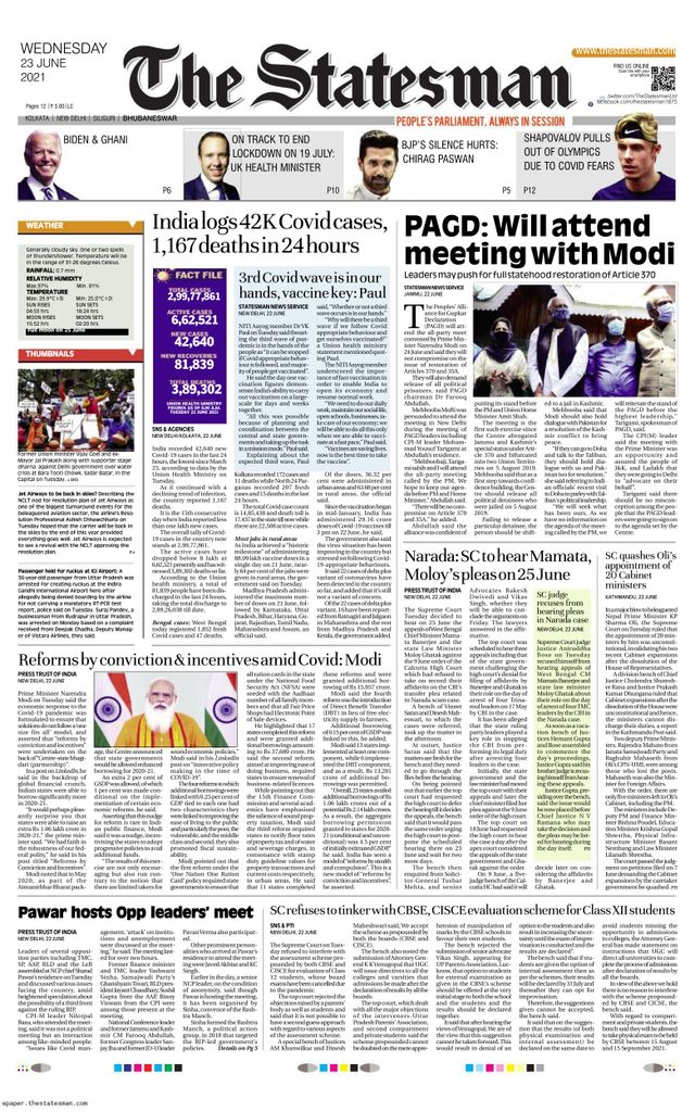 The Statesman Bhubaneswar