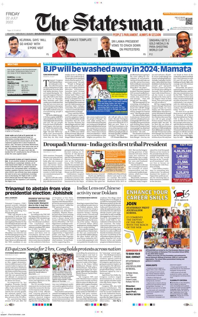 The Statesman Bhubaneswar
