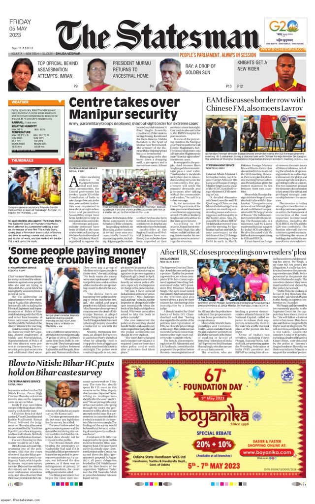 The Statesman Bhubaneswar