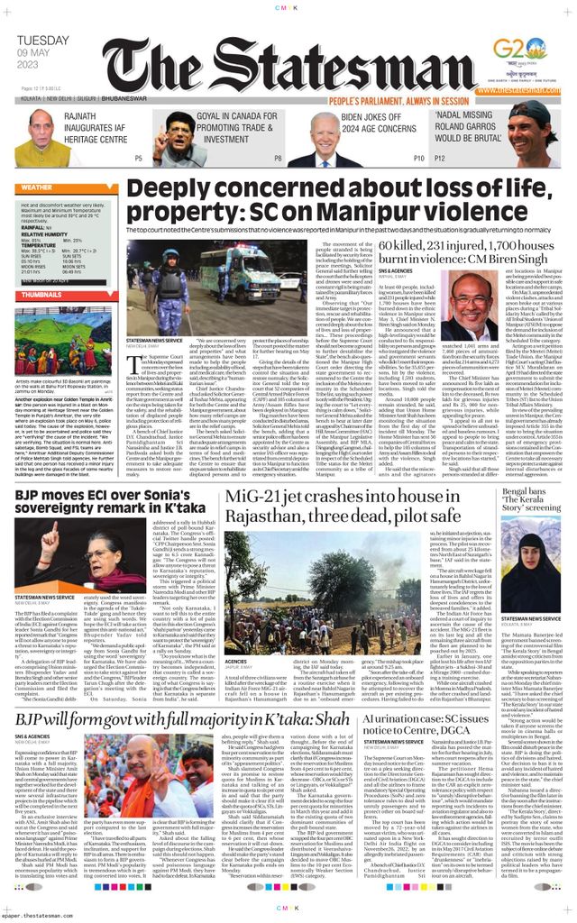 The Statesman Bhubaneswar