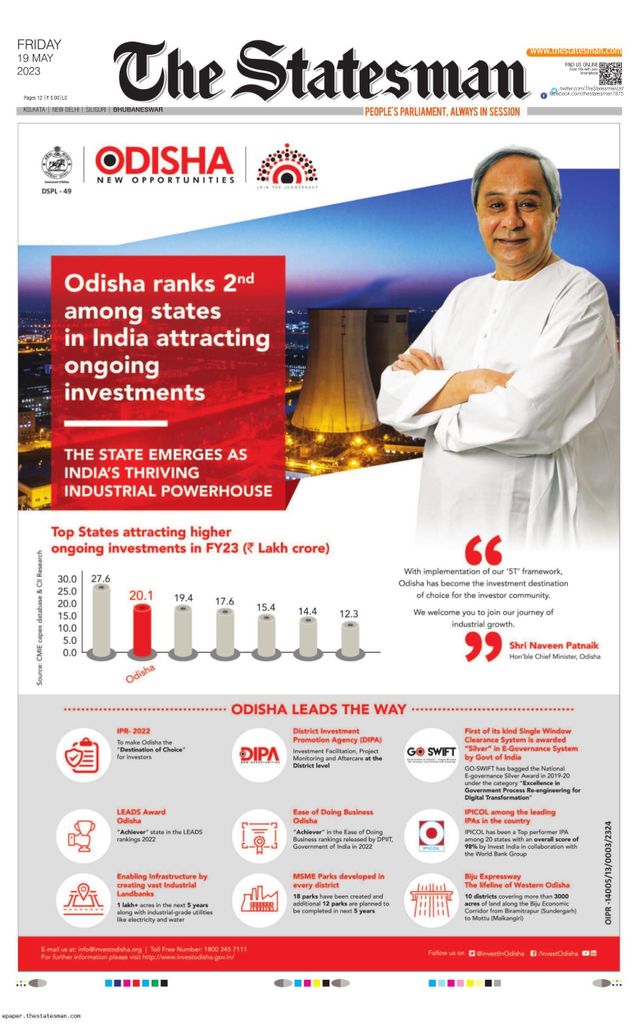 The Statesman Bhubaneswar
