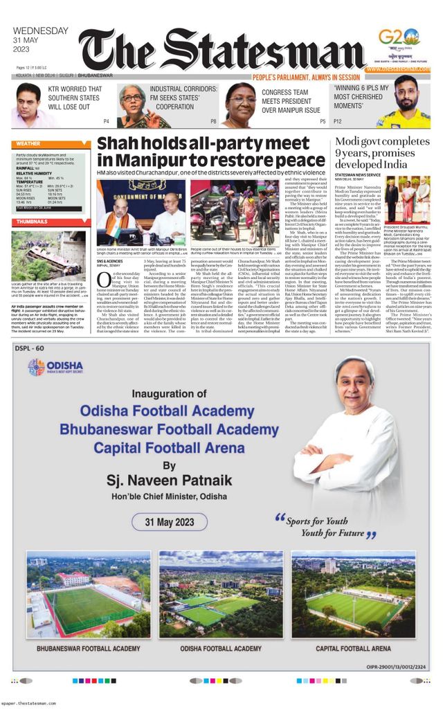 The Statesman Bhubaneswar