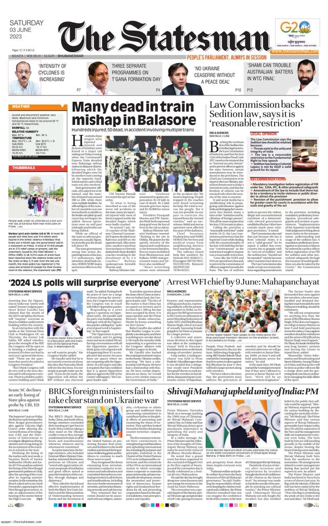 The Statesman Bhubaneswar