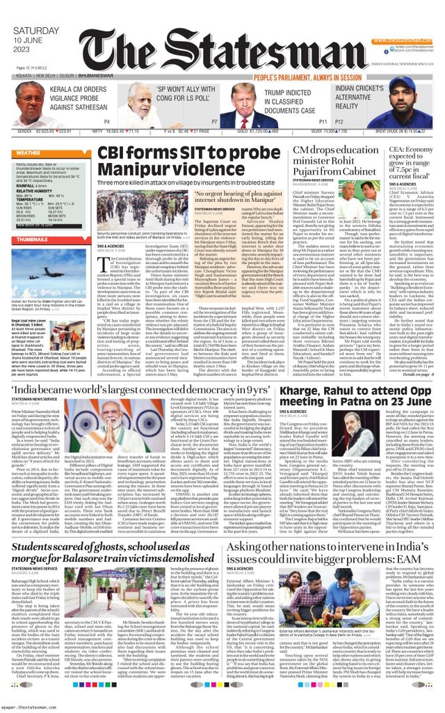 The Statesman Bhubaneswar