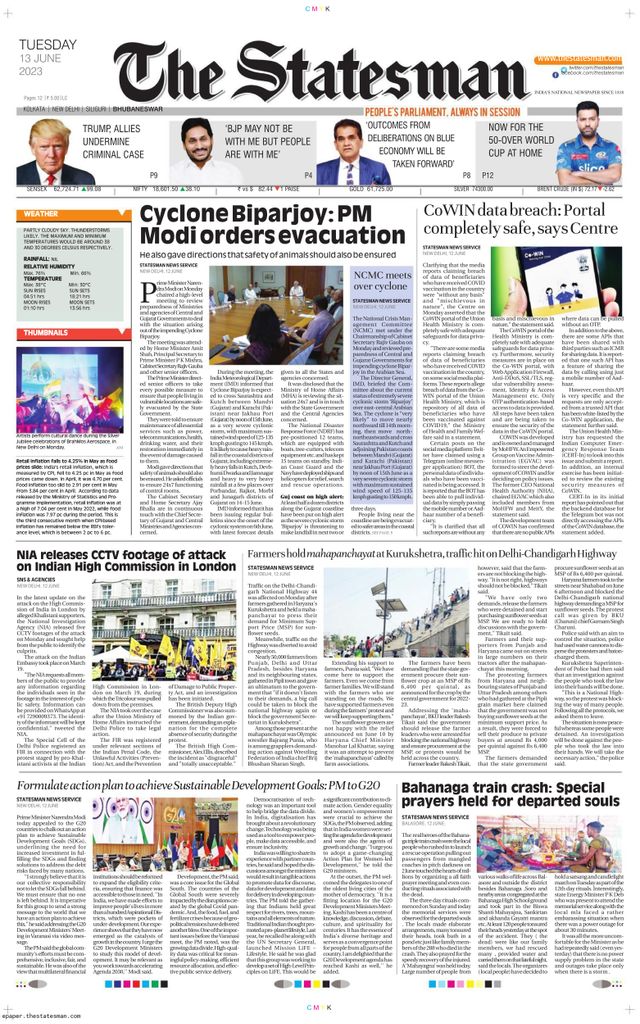 The Statesman Bhubaneswar