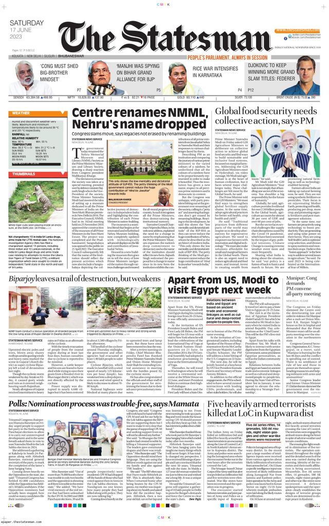The Statesman Bhubaneswar