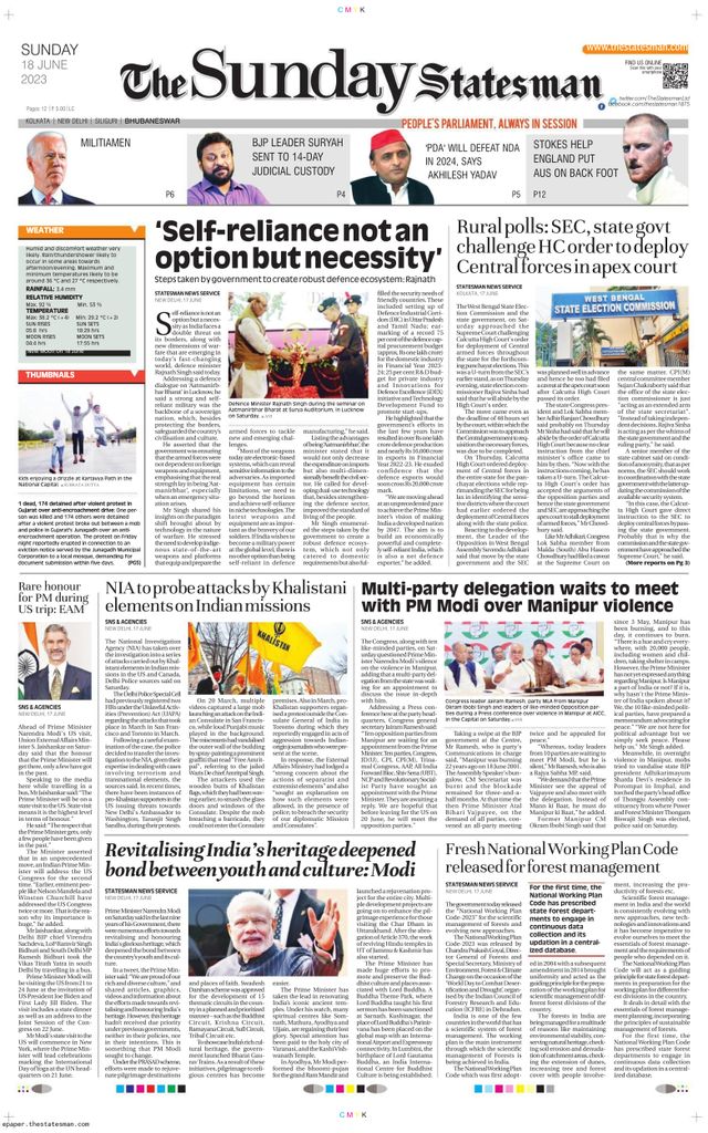 The Statesman Bhubaneswar