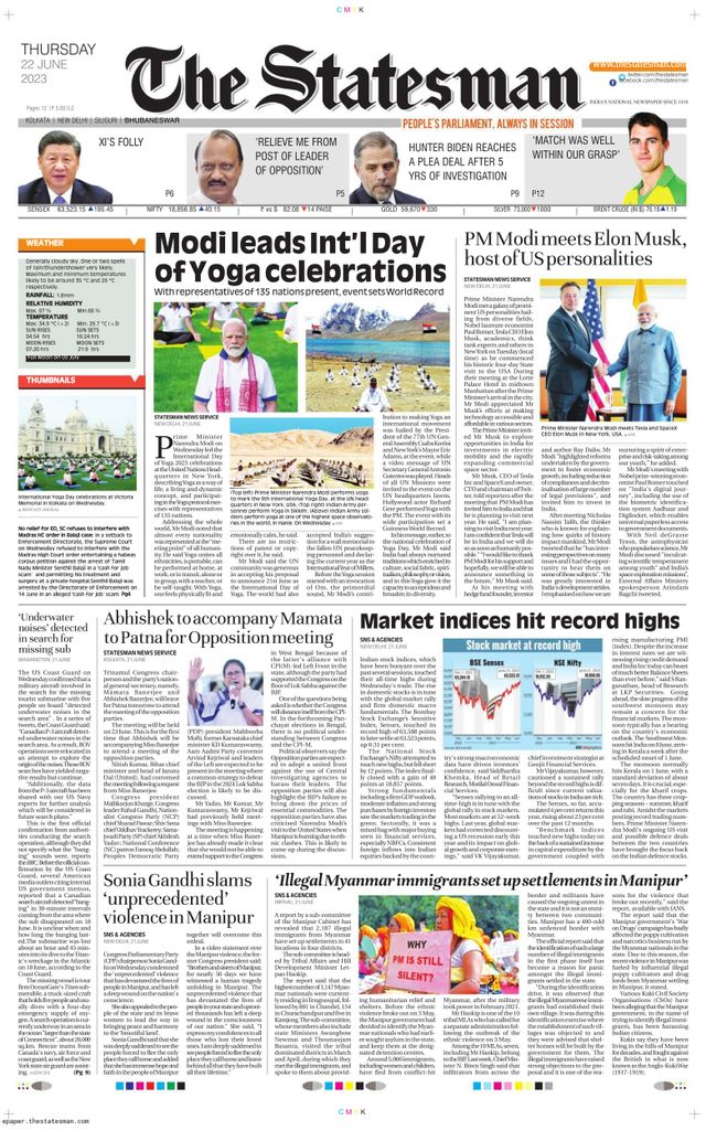 The Statesman Bhubaneswar
