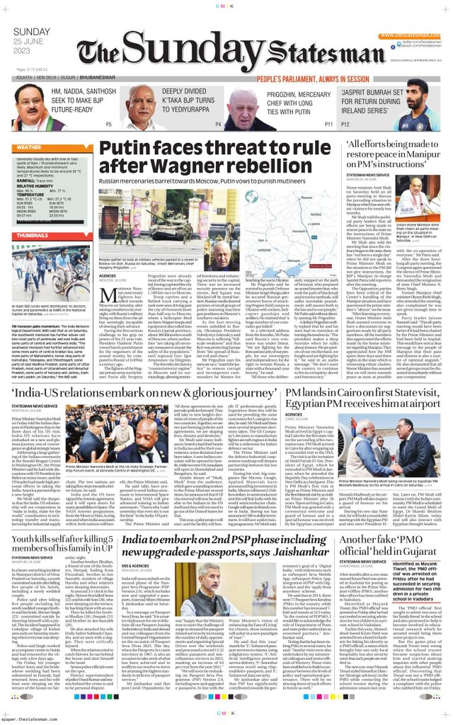The Statesman Bhubaneswar