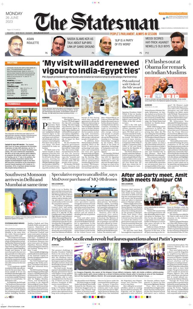 The Statesman Bhubaneswar