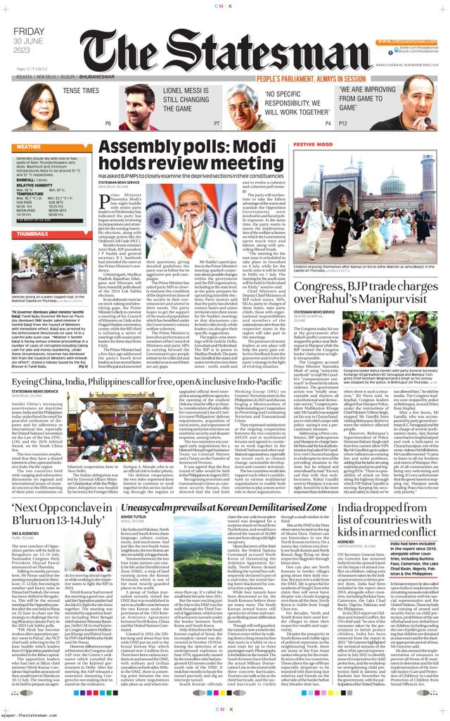 The Statesman Bhubaneswar