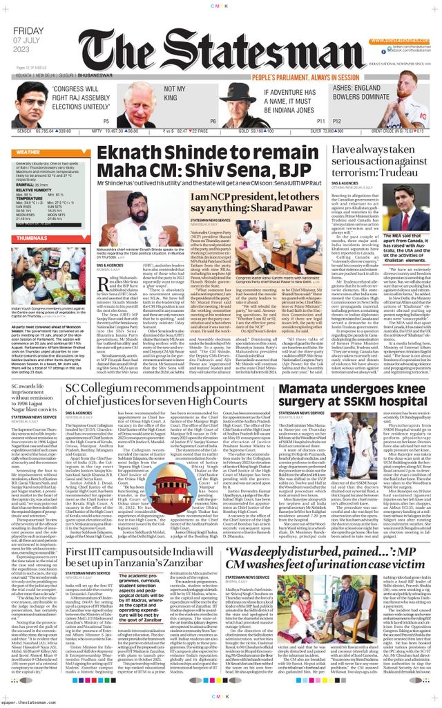The Statesman Bhubaneswar