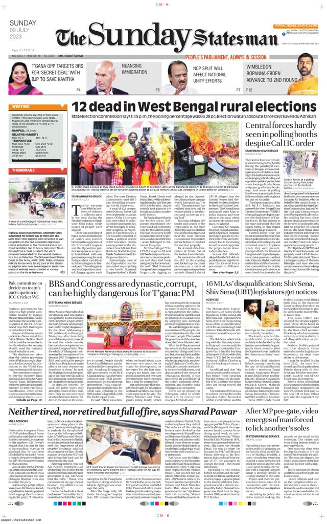 The Statesman Bhubaneswar